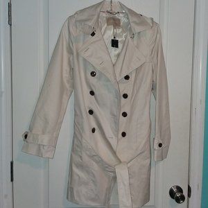 Banana Republic Trench Coat Tan Sz. Small NWT